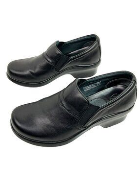 Ariat Sutter Leather Slip-On Work Shoes Womens 7.5B Black Style 10004758